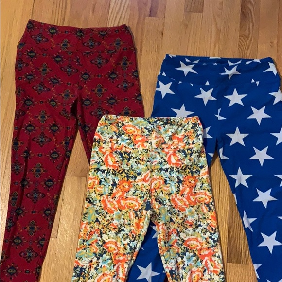 Lularoe legging bundle of 3 one size EUC! - Picture 2 of 5